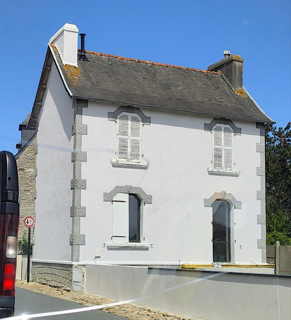 Façade bretonne rénovée