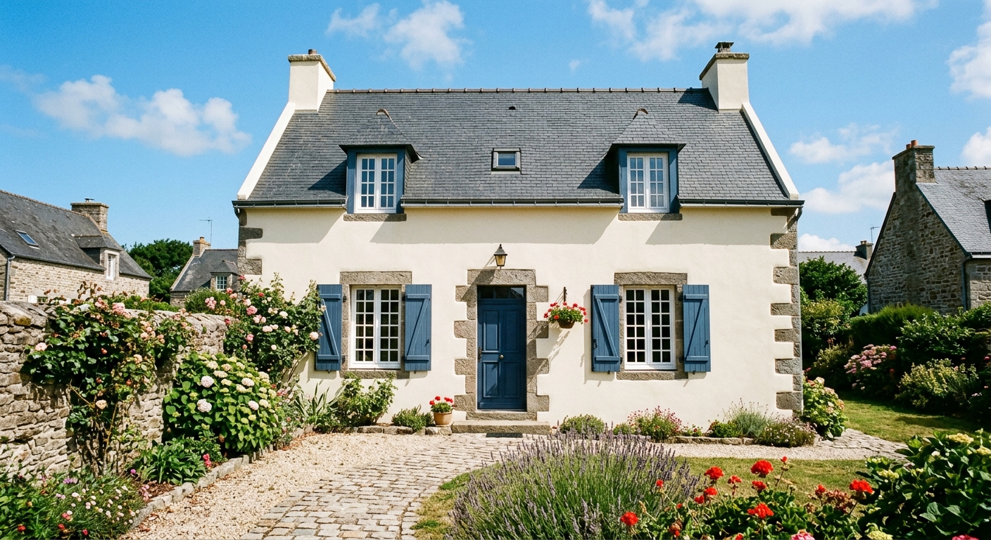 Ravalement de façade à Landivisiau